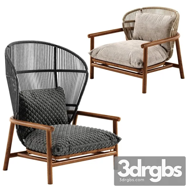 Gloster Fern Armchair 3D Model Download Gloster Fern Armchair 3D Model Download