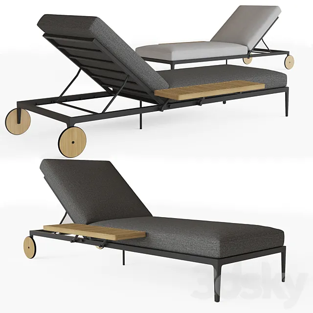 Gloster lounger 3D Model Gloster lounger 3D Model