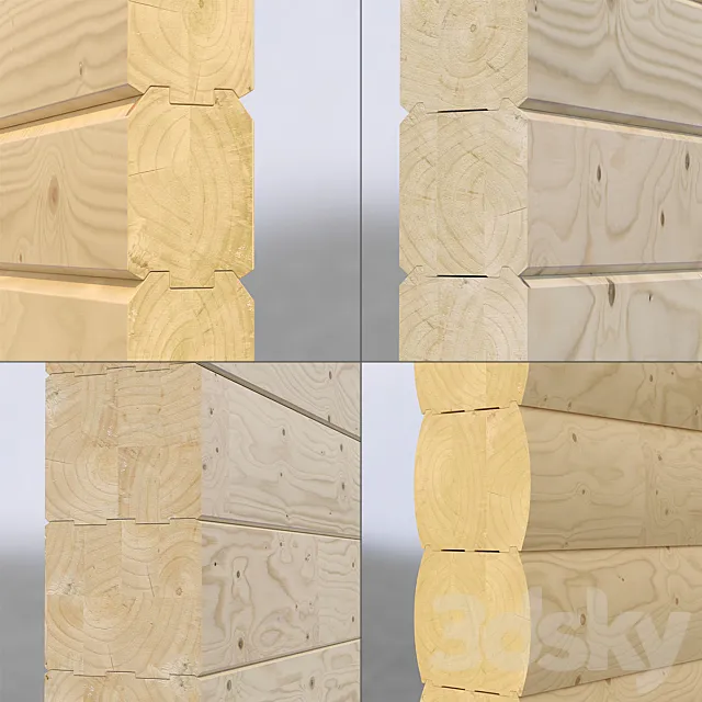 Glued. 12 species of 6 sections. 2 colors 3DModel Glued. 12 species of 6 sections. 2 colors 3DModel