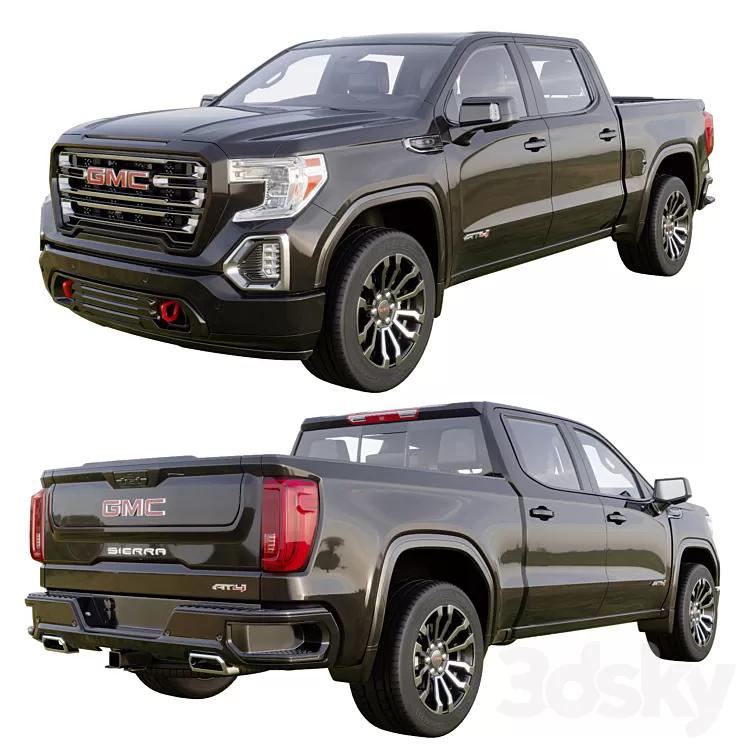GMC Sierra AT4 2020 3D Model