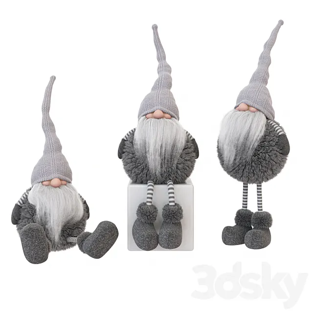 Gnome Hand Made 2 3D Model