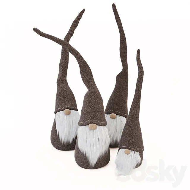 Gnome Hand Made 3 3D Model