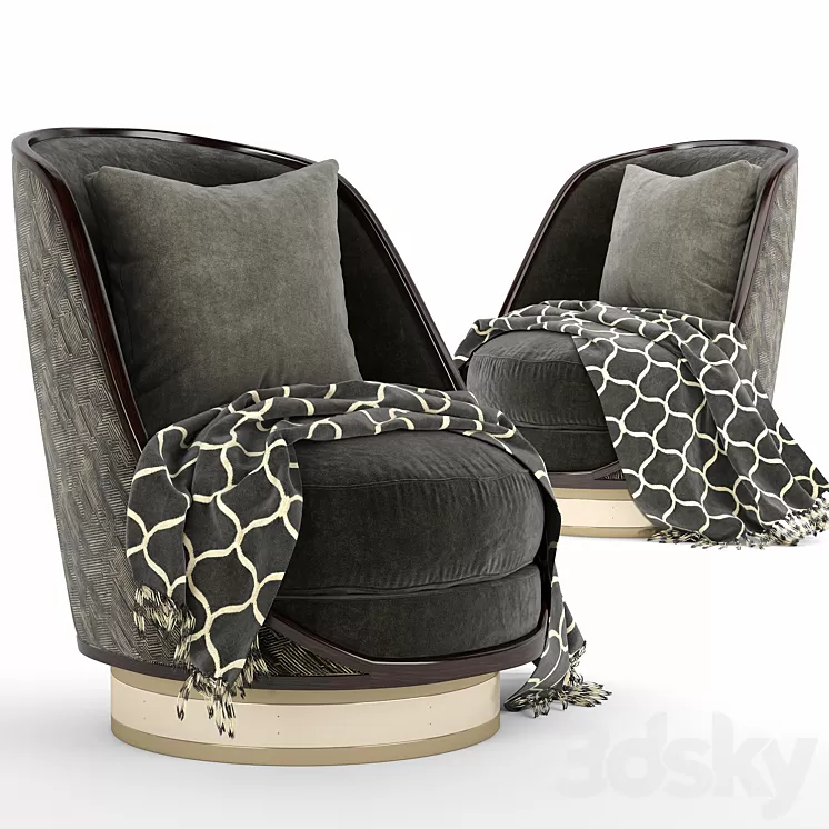 Go For Spin caracole chair 3D Model Go For Spin caracole chair 3D Model