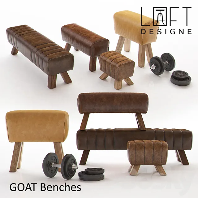 GOAT Benches – LOFT DESIGNE 3DModel