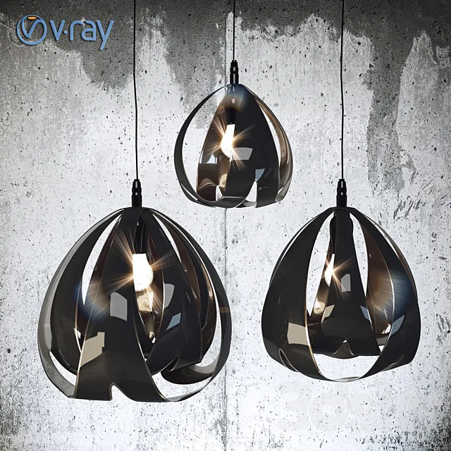 Goccia Pendant 3DModel Goccia Pendant 3DModel