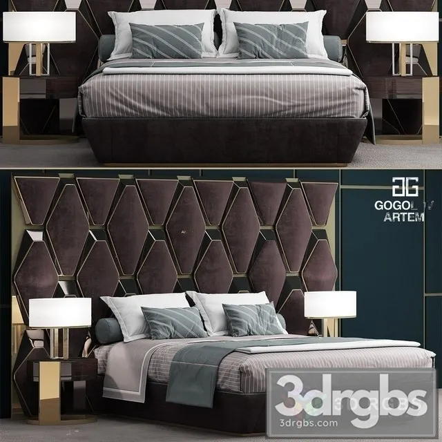 Gogolov Artem Bed 02 3D Model Download