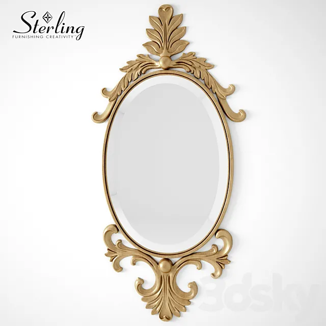 Gold Leaf 3D Model Gold Leaf 3D Model