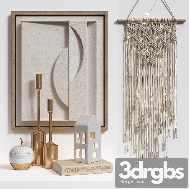 Gold Macrame 3D Model Download Gold Macrame 3D Model Download