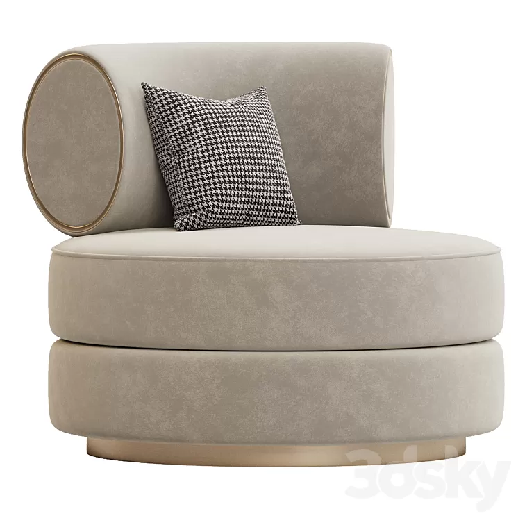 Goldconfort BOBOLI ARMCHAIR 3D Model Goldconfort BOBOLI ARMCHAIR 3D Model
