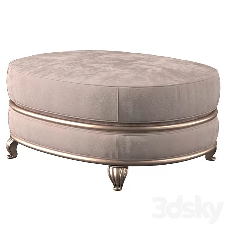 Goldconfort eden pouf 3D Model Goldconfort eden pouf 3D Model
