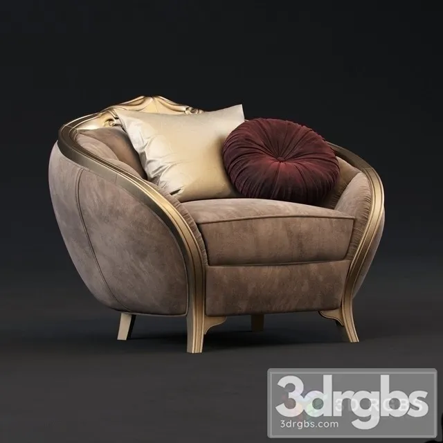 Goldconfort Paradise Armchair 3D Model Download Goldconfort Paradise Armchair 3D Model Download