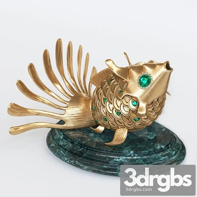 Golden fish 3D Model Download