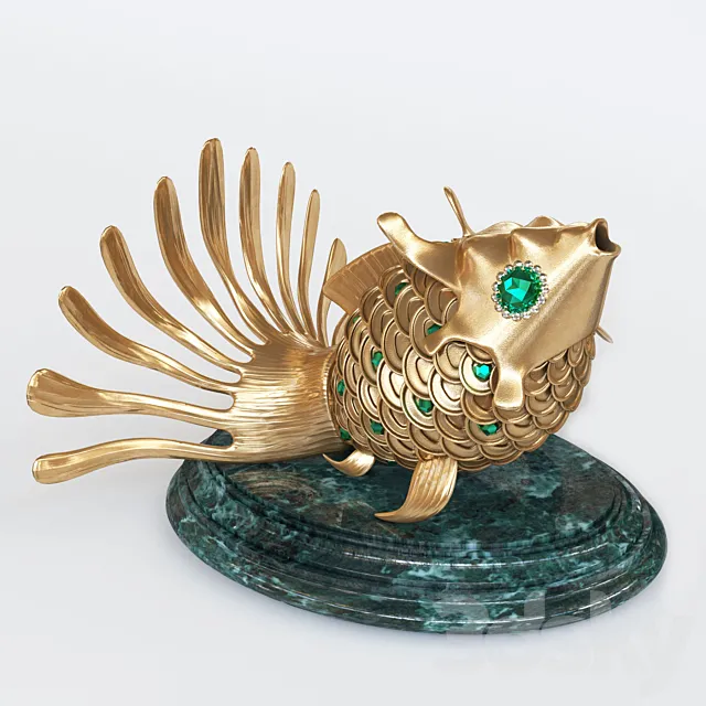 Golden fish 3D Model Golden fish 3D Model
