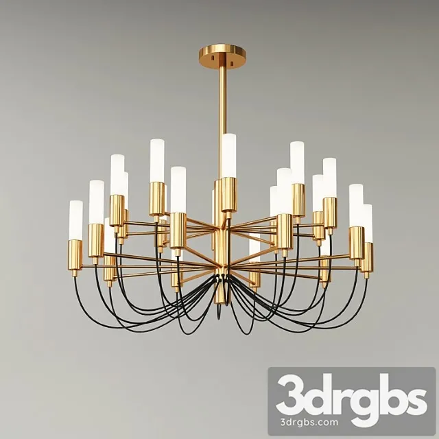 Golden iron led chandelier Golden iron led chandelier