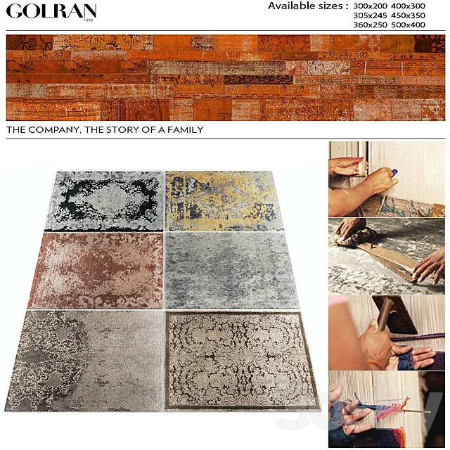 golran CARPETS 3DModel golran CARPETS 3DModel