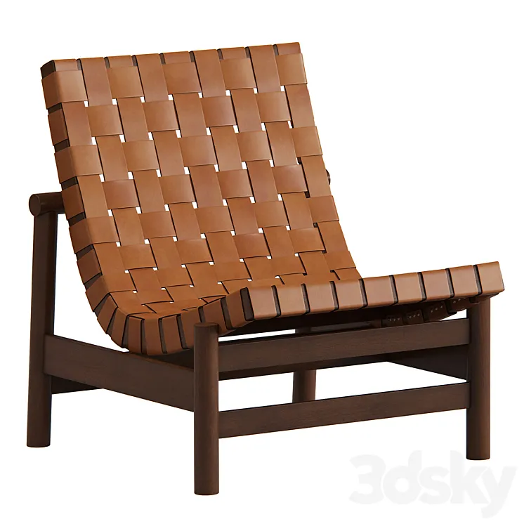 Gonzalo Cordoba Easy Chair Model Guama Produced by Dujo in Cuba 3D Model Free Download