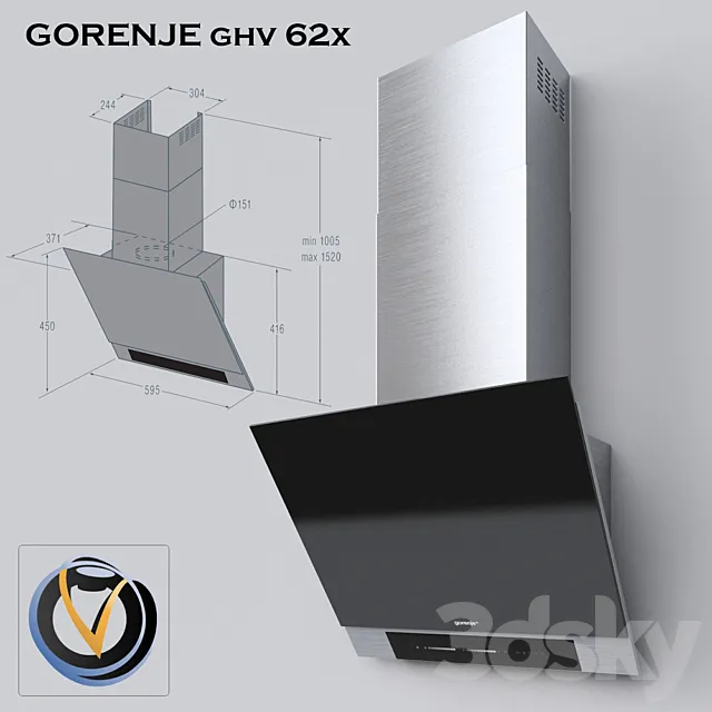 Gorenje ghv 62x 3D Model