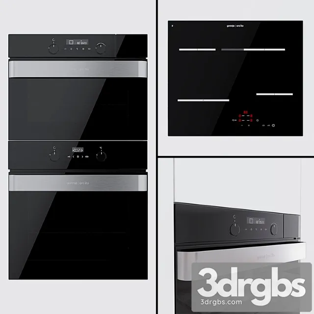Gorenje – oven bo617orab compact oven bcs547orab and hob ect693orab 2 3D Model Download