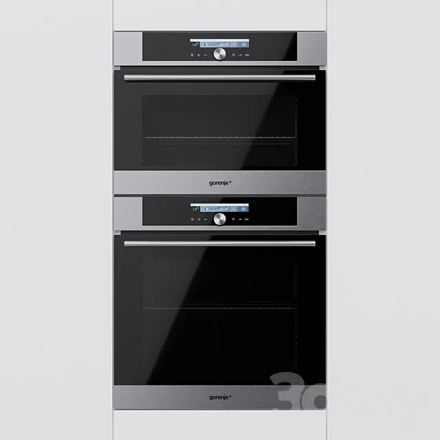 Gorenje Plus – GO778X oven and compact oven GOM711X 3D Model