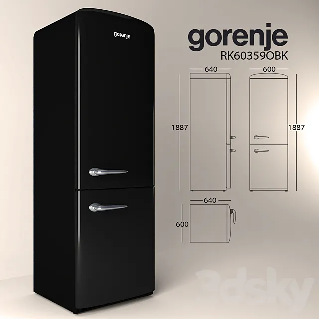 Gorenje RK60359OBK 3D Model