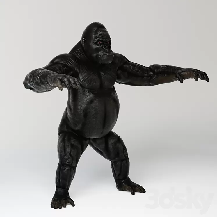 Gorilla 3D Model