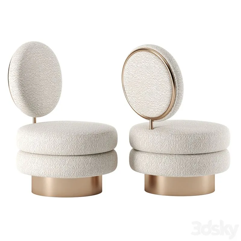 Grace Armchair by Royal Stranger 3D Model Grace Armchair by Royal Stranger 3D Model