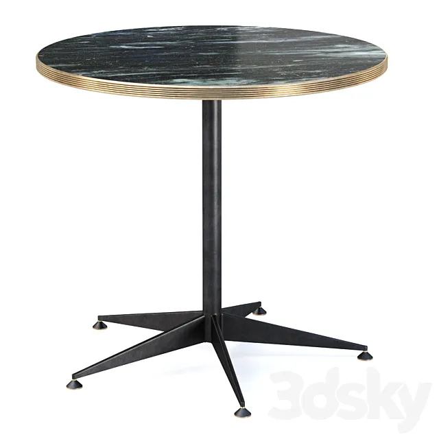 Grace restaurant circle table _ Round metal restaurant table 3D Model Grace restaurant circle table _ Round metal restaurant table 3D Model