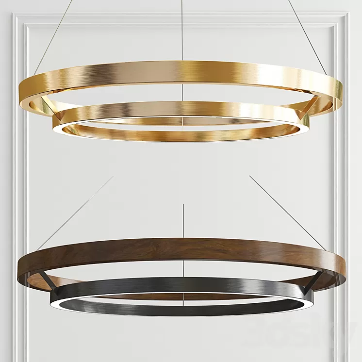 Grace ring chandelier 3D Model Grace ring chandelier 3D Model