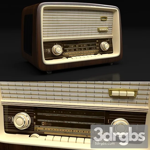 Graetz Vintage Radio 3D Model Download