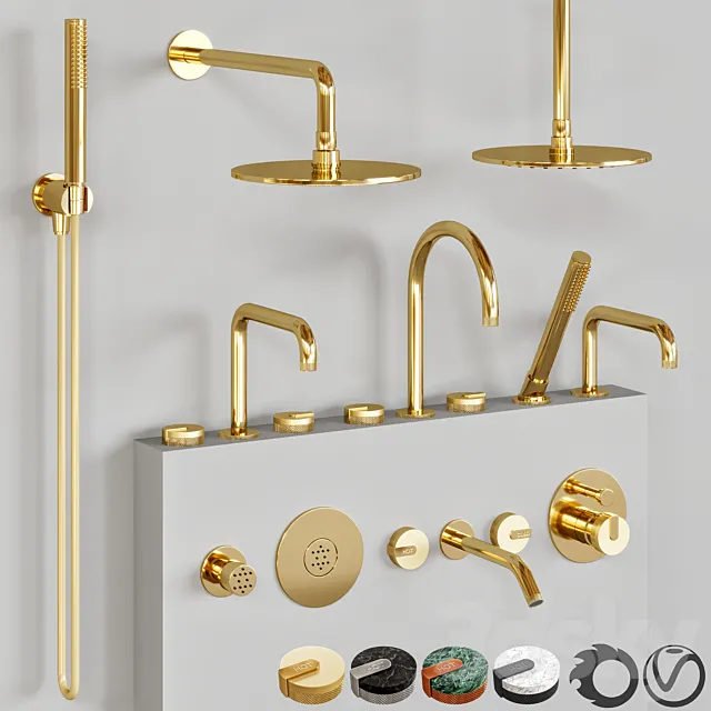 Graff_mod + _faucet_set_01 3D Model