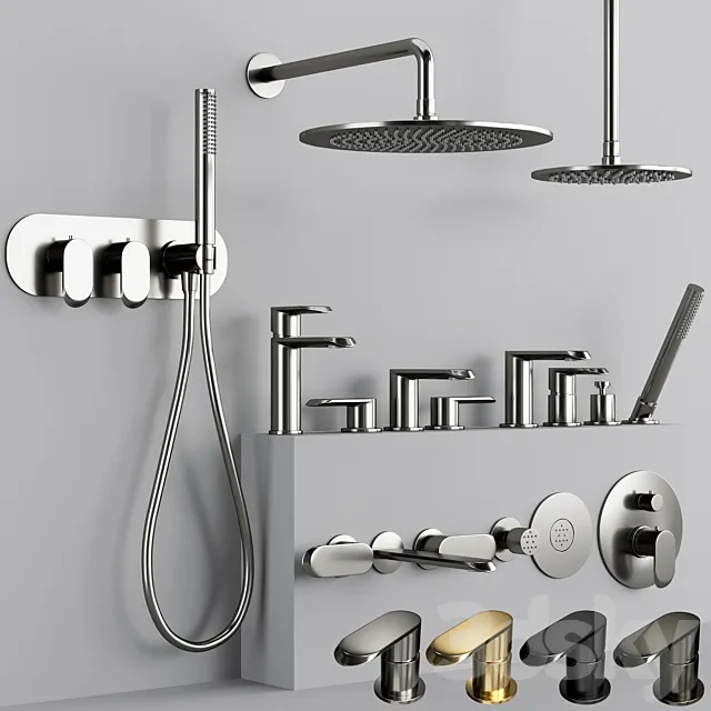 GRAFF_PHASE_bathroom faucet_set 3D Model