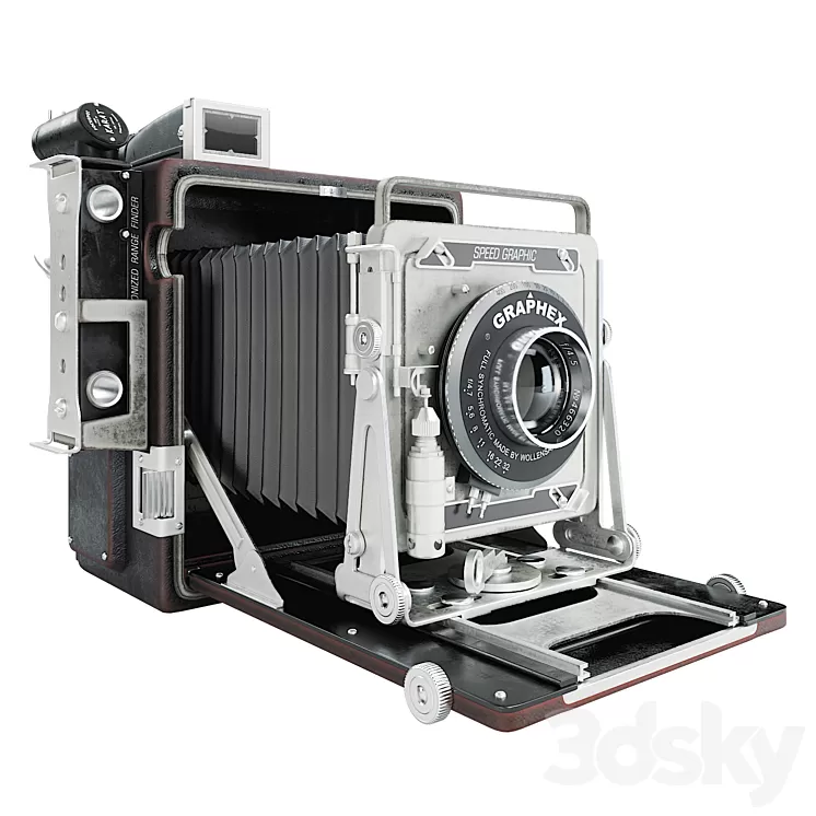 Graflex camera 3D Model
