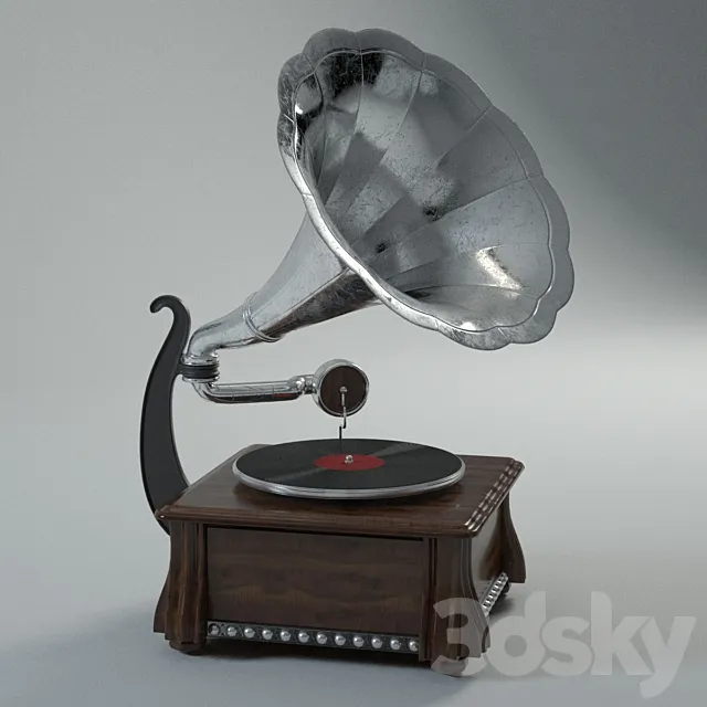 gramaphone 3D Model