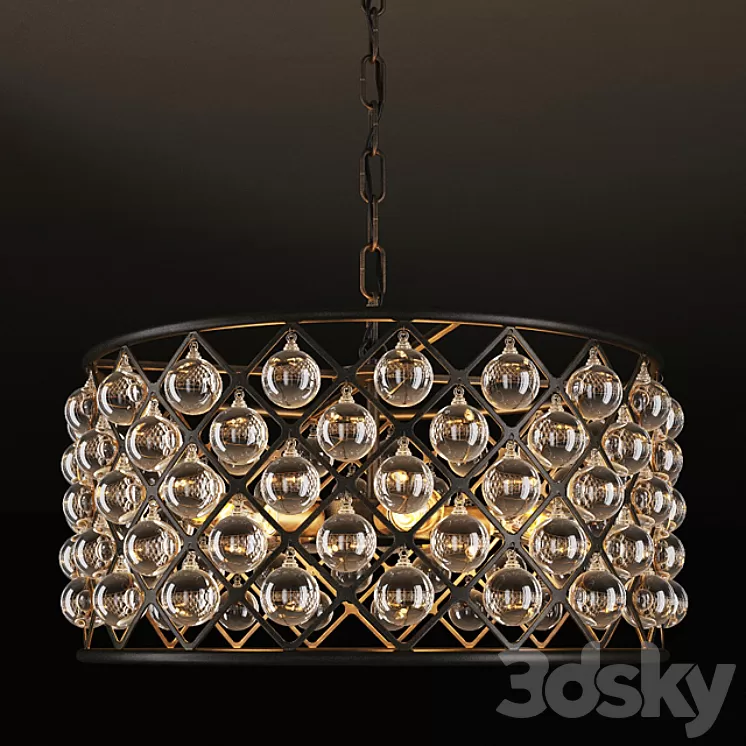GRAMERCY HOME – Bastian Chandelier CH058-5-IR 3D Model