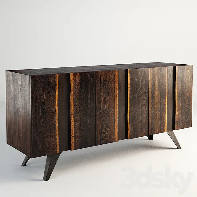 GRAMERCY HOME – BRAND VERTICAL SIDEBOARD 511.017-SE 3DModel