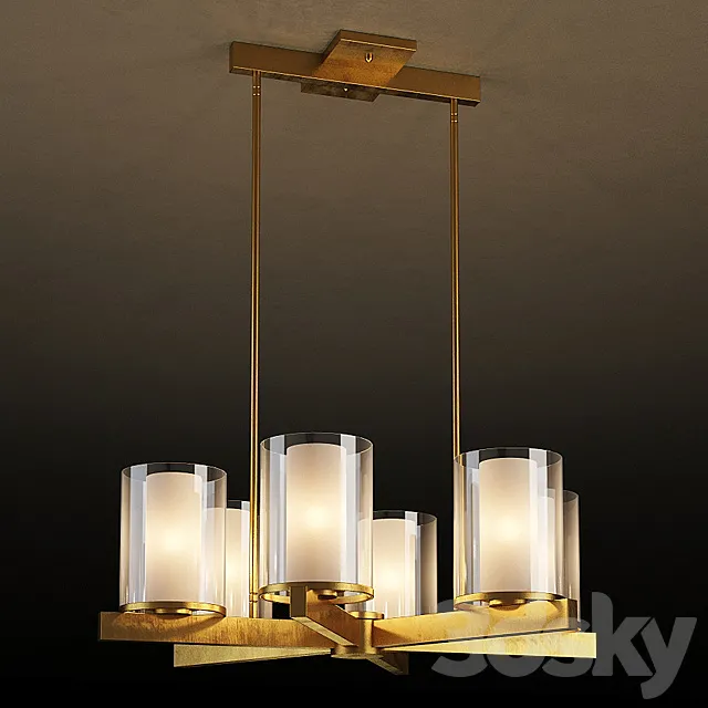 GRAMERCY HOME – CANDLESTICK CHANDELIER CH042-6-BRS 3D Model GRAMERCY HOME – CANDLESTICK CHANDELIER CH042-6-BRS 3D Model