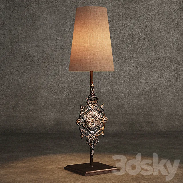 GRAMERCY HOME – GIA TABLE LAMP TL049-1-LGG 3D Model