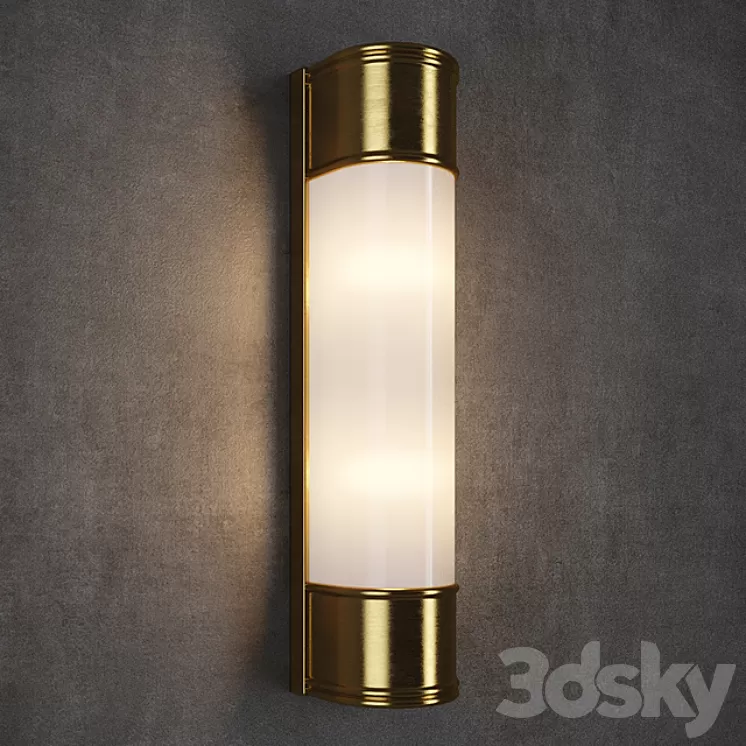 GRAMERCY HOME – INDUSTRIAL TUBE SCONCE SN036-2-BRS 3D Model GRAMERCY HOME – INDUSTRIAL TUBE SCONCE SN036-2-BRS 3D Model