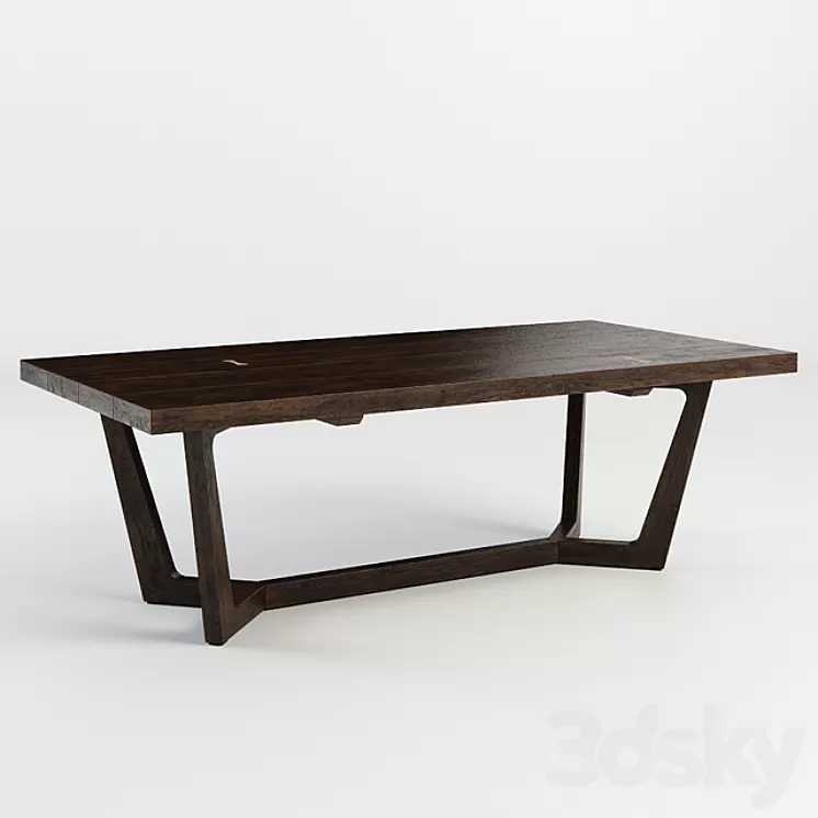GRAMERCY HOME – JADA COFFE TABLE 521.026-SE 3D Model GRAMERCY HOME – JADA COFFE TABLE 521.026-SE 3D Model