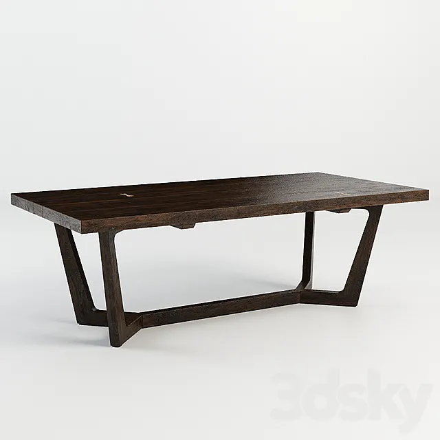 GRAMERCY HOME – JADA COFFE TABLE 521.026-SE 3D Model