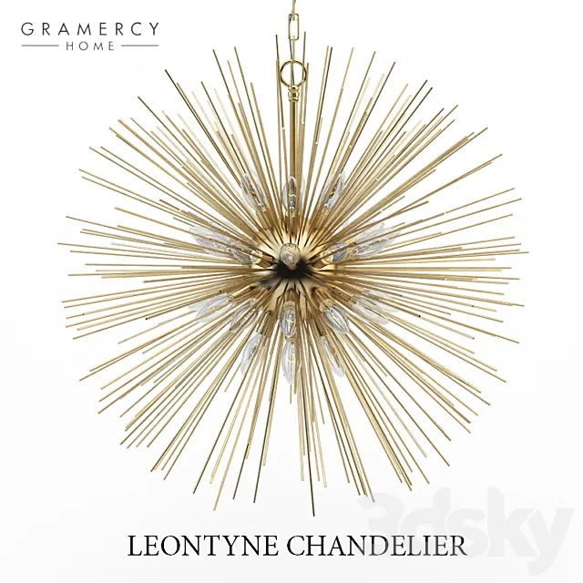 Gramercy Home – Leontyne Chandelier 3D Model