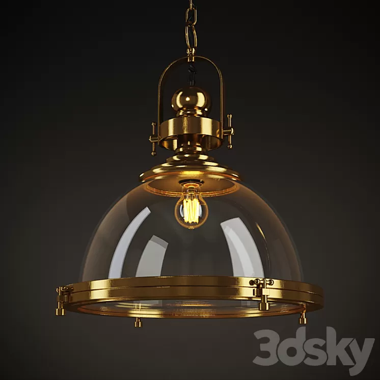 GRAMERCY HOME – POLOMNA CHANDELIER CH100-1-BRS 3D Model GRAMERCY HOME – POLOMNA CHANDELIER CH100-1-BRS 3D Model