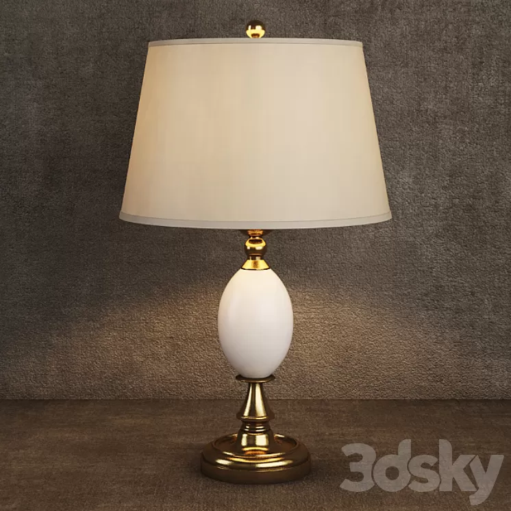 GRAMERCY HOME – SOPHIE TABLE LAMP TL018-1-BRS 3D Model