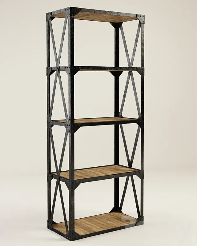 GRAMERCY HOME – TOWER BOOKSHELF 502.001 3D Model