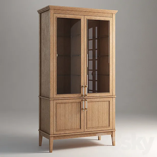 GRAMERCY HOME – TREVIS LARGE CABINET 501.026L 3D Model