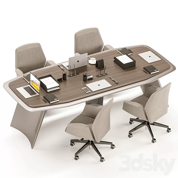 Gramy Conference Table MG40 3D Model Free Download