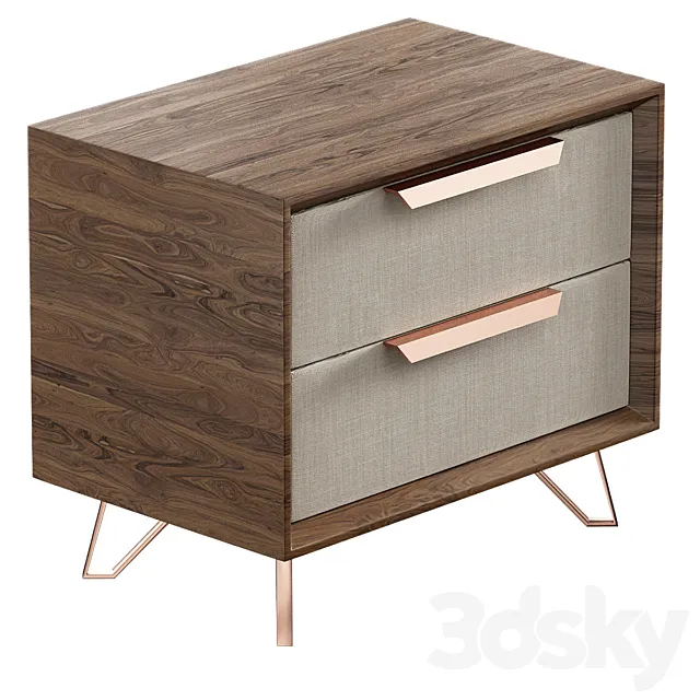 Grand 2 drawer nightstand 3DModel Grand 2 drawer nightstand 3DModel