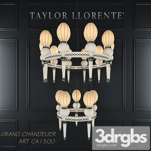 Grand Chandelier Art Ca1500 3D Model Download
