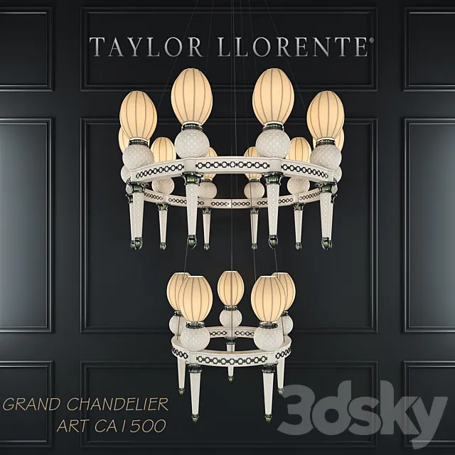 GRAND CHANDELIER ART CA1500 3D Model GRAND CHANDELIER ART CA1500 3D Model