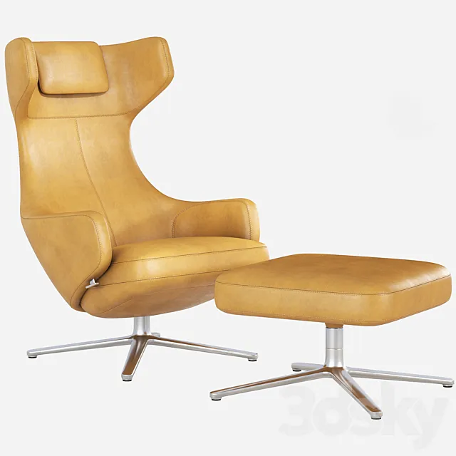 Grand repos Antonio Citterio Vitra 3D Model